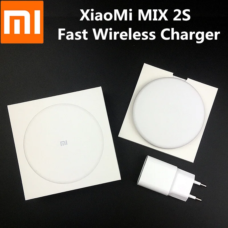 

Original Xiaomi qi Wireless Charger 9V /1A Charge Adapter For mi 8 9 9t 9se cc9 K20 pro Redmi note 7 mi mix 2s ipone 8 X XR Max