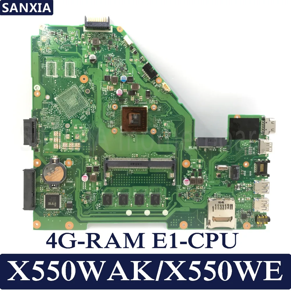 Материнская плата KEFU X550WAK для ноутбука ASUS X550WA X550WE X550W протестированная