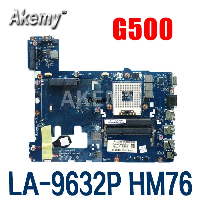 VIWGP/GR LA-9632P материнская плата для ноутбука For Lenovo G500 la-9632p HM76 DDR3 тестовая |