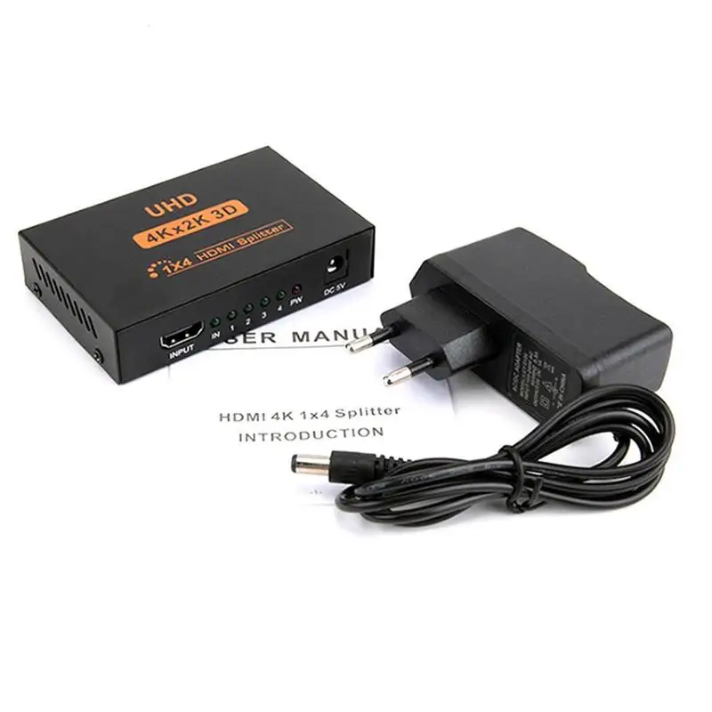 4K HDMI сплиттер Full HD 1080P видео HDMI переключатель выход в 2 4 1 HDMI усилитель для HDTV DVD дисплей 1 PS3 Dual O0K1