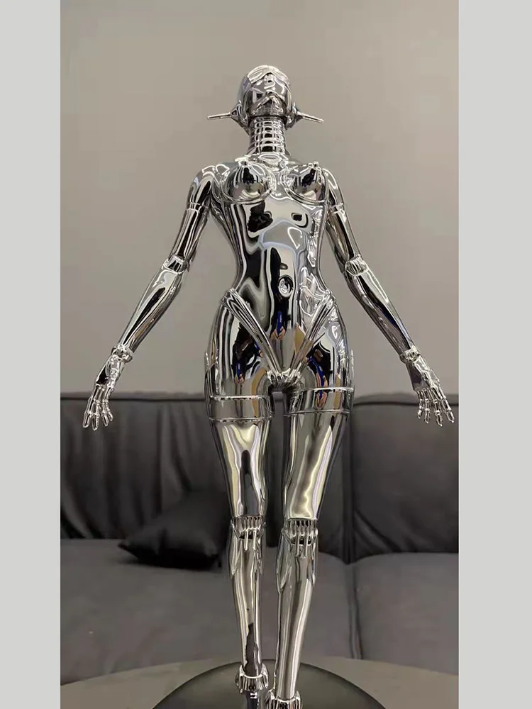 Figurines d'action d'anime pour la décoration de la maison, technologie scientifique future, sculpture Banksy, statue de robot sexy, cadeau d'accessoires de chambre