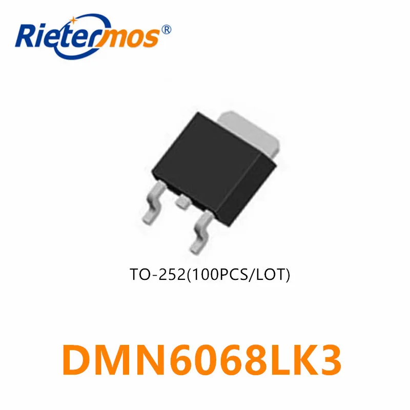 100 шт N-CHANNEL 60V DMN6068LK3 DMN6068 6068LK3 6068 TO252 высокое качество | Электроника