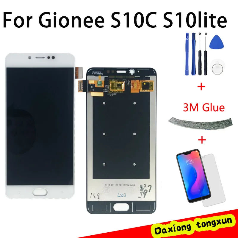 Протестированный 5,2 дюймов для GiONEE Elife S10 Lite S10C S10CL ЖК-дисплей+ кодирующий преобразователь сенсорного экрана в сборе запасные части