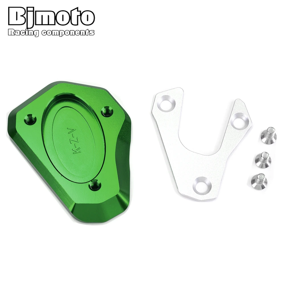 BJMOTO rcycle Parking support боковая подставка расширение пластина подножка увеличить для Kawasaki Z900 Z900RS ZX-10R Z1000 Z800 Z650