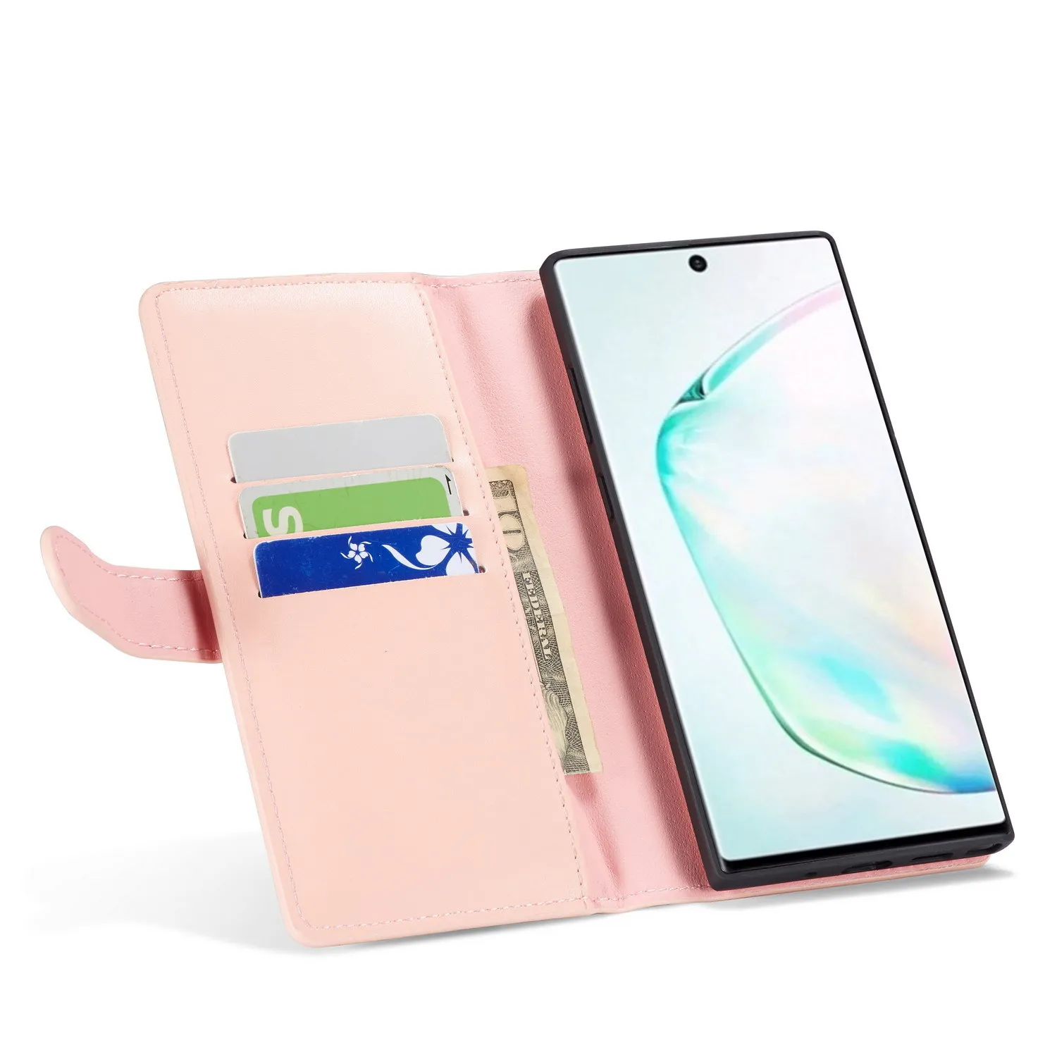 Роскошный кожаный чехол для samsung Note 8, 9, 10, Galaxy S10 Plus, чехол-бумажник, чехол-книжка на магните, чехол для телефона с карманом на молнии