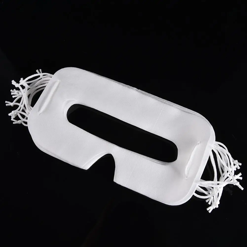 100 Pack Hygiene VR Mask Pad White Disposable Eye Mask For Oculus- Rift 3D Virtual Reality Glasses High Quality And New