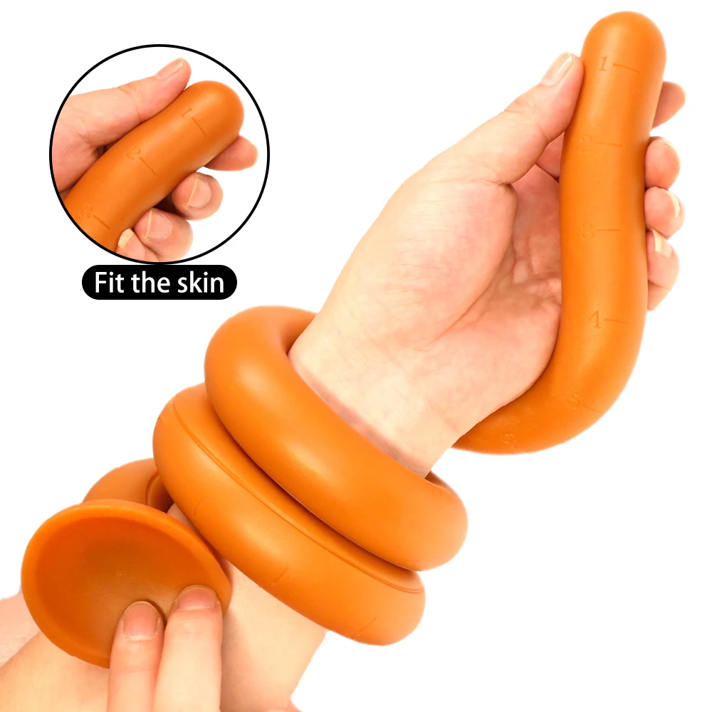 Dildo anal en silicone extra long pour massage de la prostate_voghion.com
