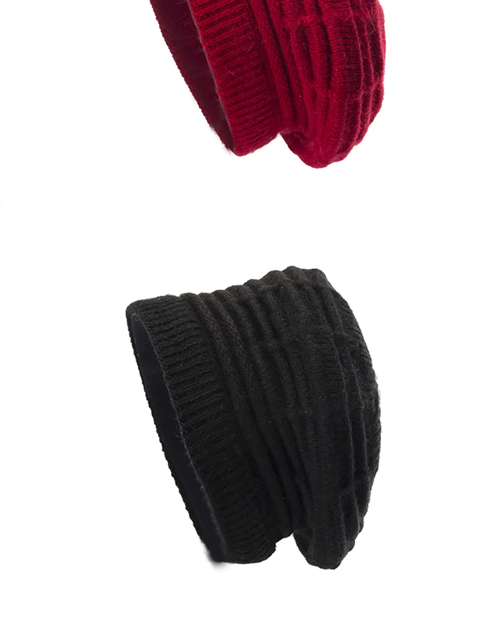 BEFORW New Knitted Warm Winter Wool Hats For Women Classic French Plus Velvet Beret Jacquard Casual Caps