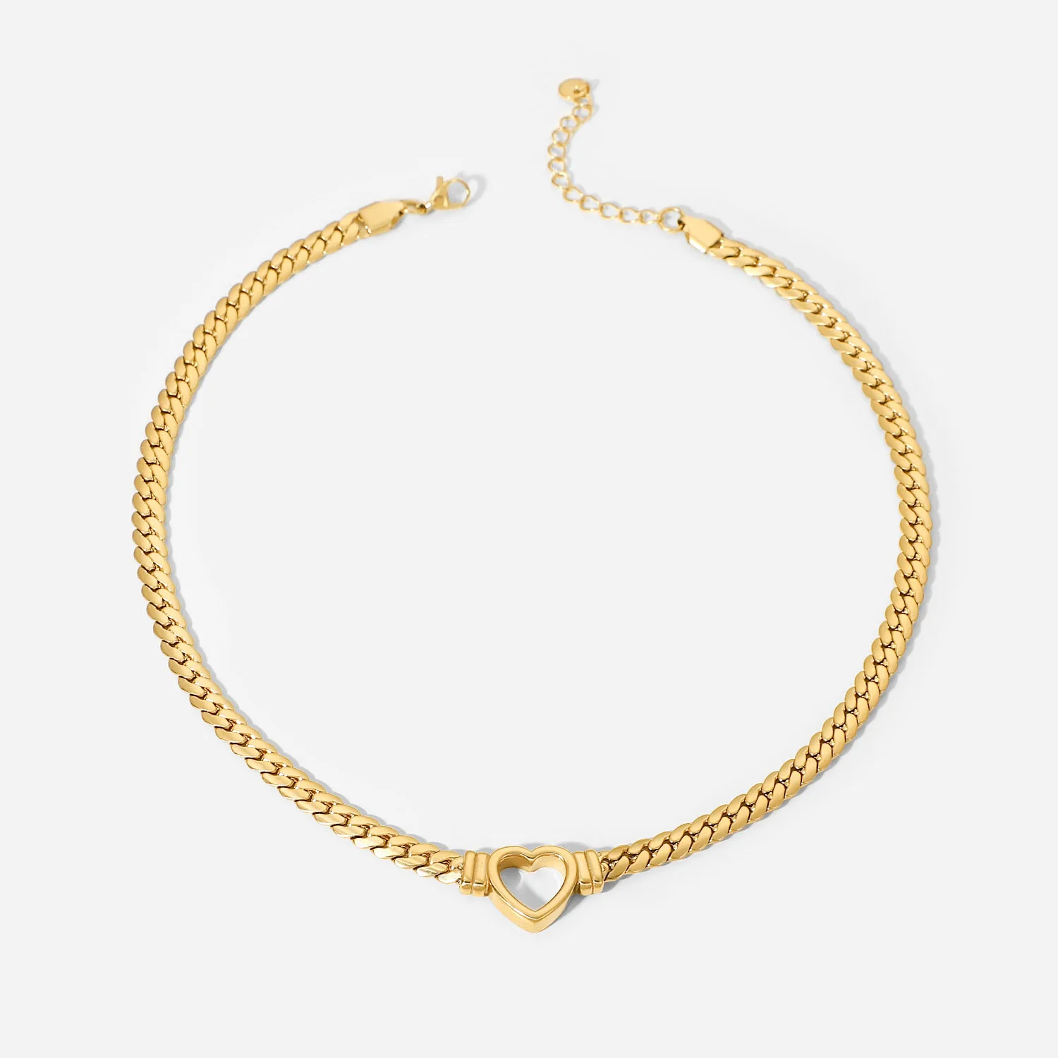 Love Heart Pendant Necklace 