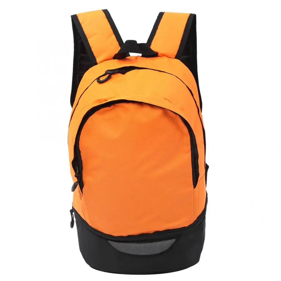 20L Unisex Sports Backpack Breathable Casual Double Shoulder Backpack Double Zipper Outdoor Casual Bag Camping Hiking Equipment - Цвет: Orange