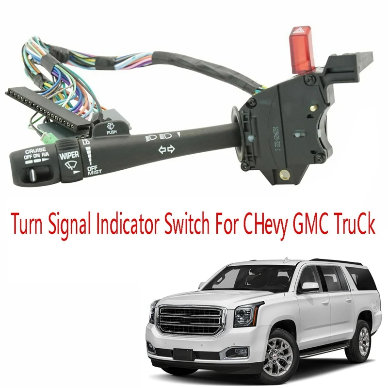 Cruise Control Windshield Wiper Arm Turn Signal Lever Switch for Chevy GMC Truck 