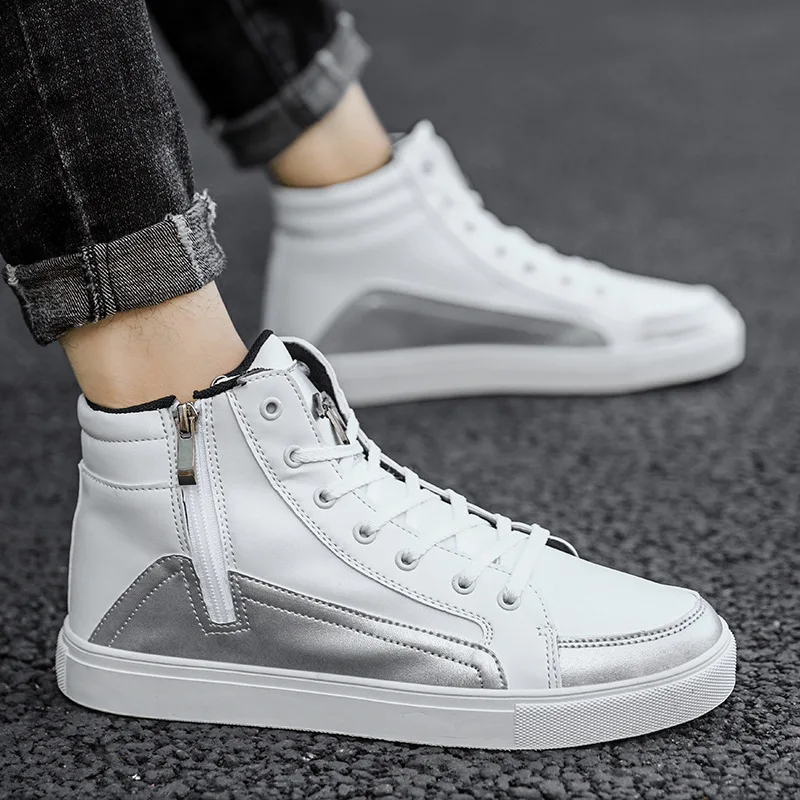 

Men's casual shoes Autumn high-top shoes small white shoes sneakers and leisure shoes Men's Fasthion Sneakers R4-20