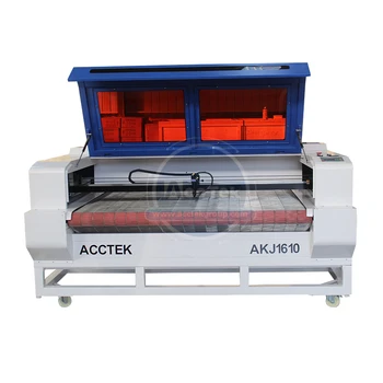 

High speed auto feeding device cnc 1610 laser engraver co2 fabric laser cutter 100w