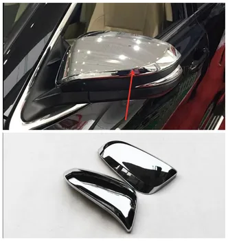 

ABS Plastic Car rearview mirror cover Cover Trim car styling accessories For Toyota Highlander Kluger 2014 2015 2016 2017 2018