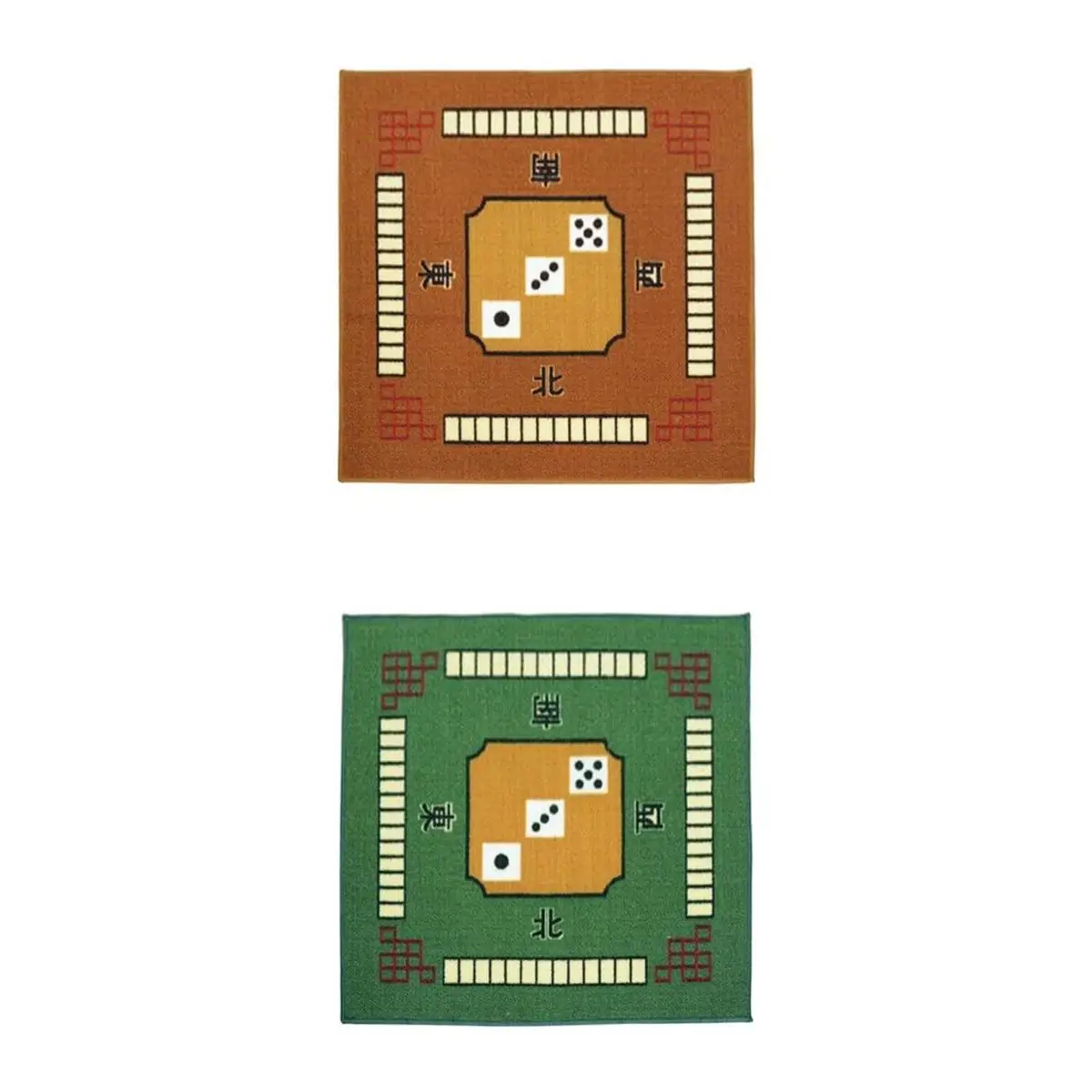 2pcs Silence Table Cover Mahjong Anti-slide Mat 79cm for Board Card Game