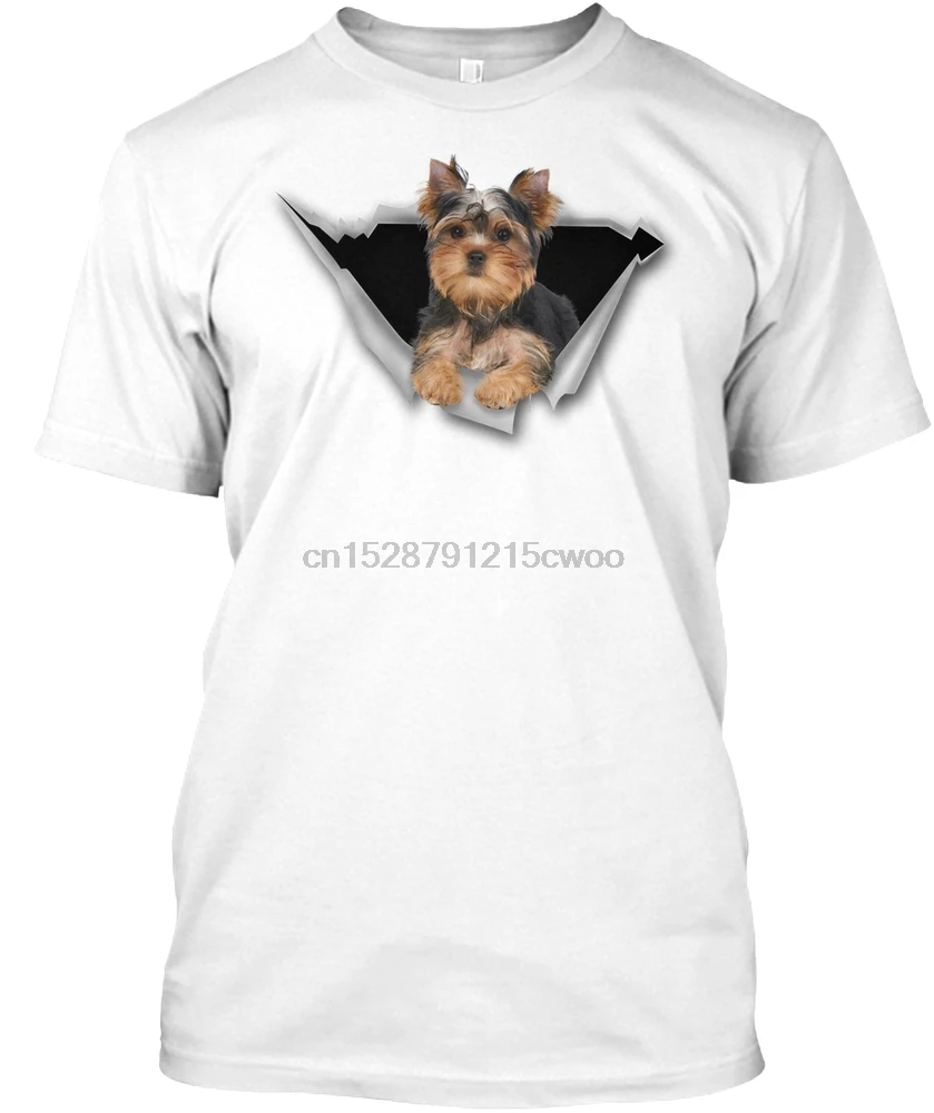 Men T Shirt Torn - Yorkshire Terrier Women T-Shirt |