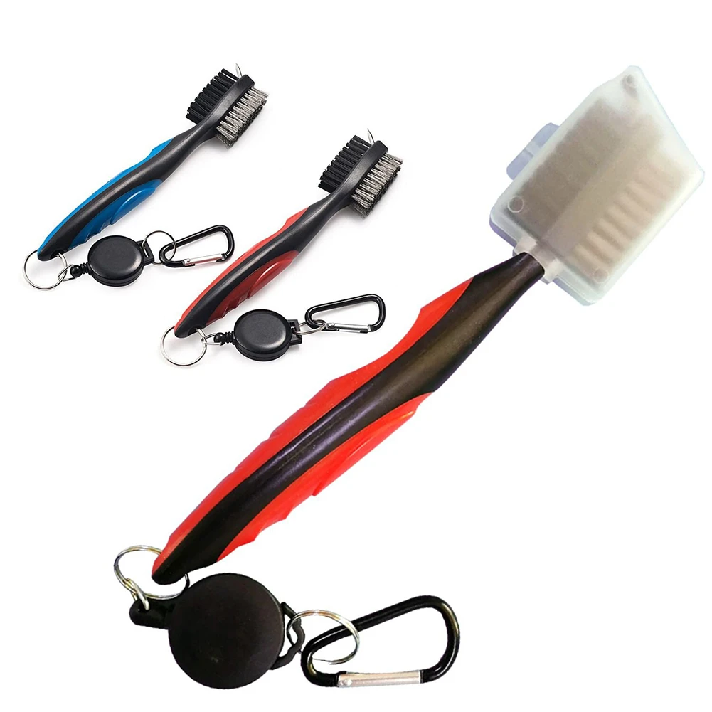 Golf Club Brush Golf Groove Cleaning Brush 2 Sided Golf Putter Wedge Ball Groove Cleaner Kit Cleaning Tool Gof Accessories