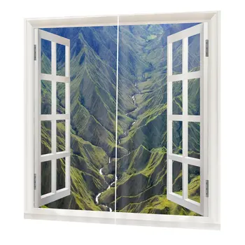 

Top Blackout Curtain Panel Window Screening Window Drapes 170*200cm FJ10 Elegant Room Decorative Curtains