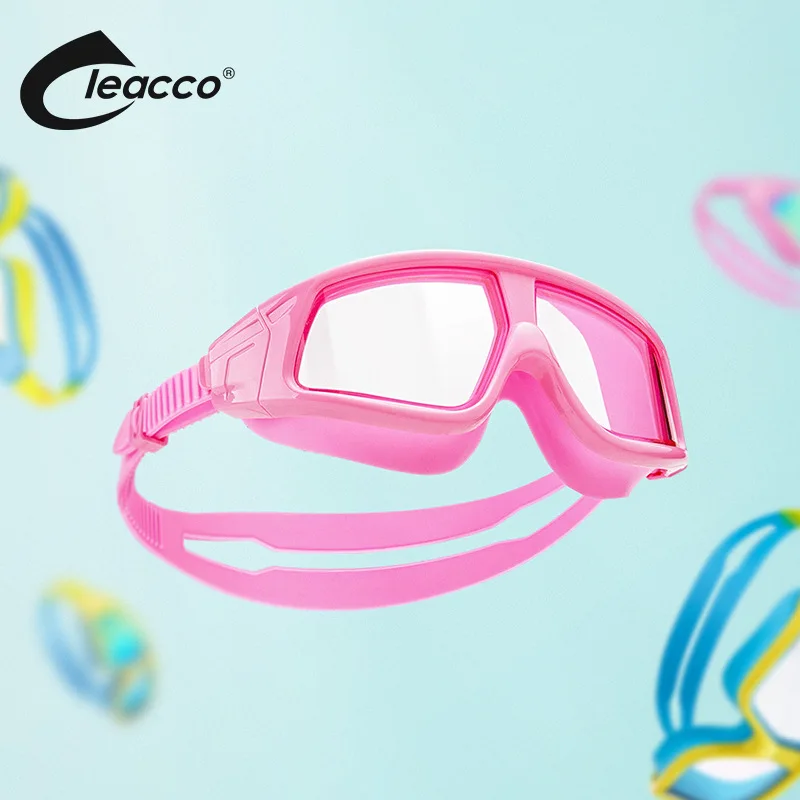 

Leacco CHILDREN'S Swimming Goggles Waterproof Anti-fog High-definition Swimming Goggles Profession BOY'S Girls Middle And Large