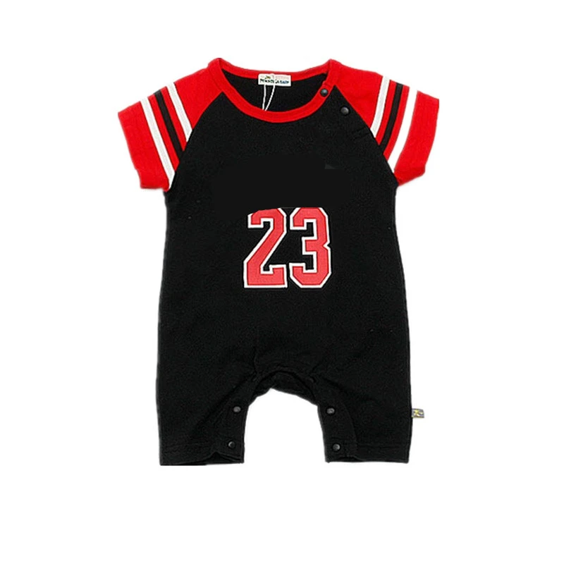 Barboteuse A Manches Courtes Pour Bebe Nouveau Style Vetements De Sport Pour Enfants Garcon Numero Vetements En Coton Body Pour Nouveau Ne Ete 19 Aliexpress