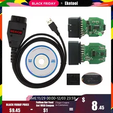 Для VAG K+ CAN Commander 1,4 зеленая печатная плата PIC18F25K80 FTDI FT232RQ чип для AUDI/VW/Skoda/Seat VAG K+ CAN 1,4 K-Line Commander Full