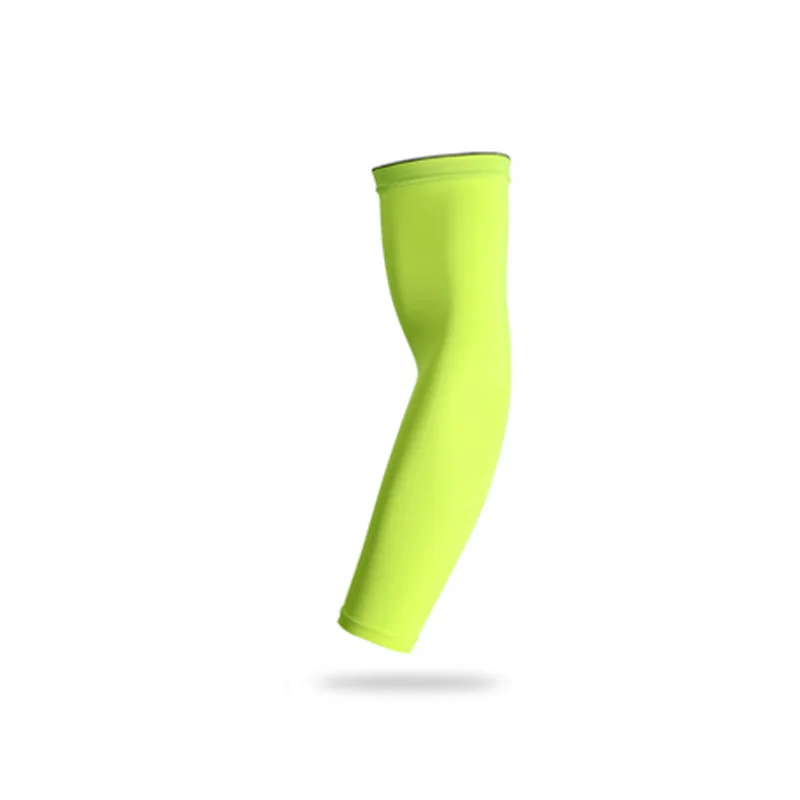1 Piece Green Спортивные Компрессионные Рукава для баскетбола, велоспорта, гетры для рук, летние, для бега, УФ-защита, волейбольные солнцезащитные ленты - Цвет: 1 Piece Green