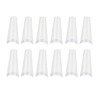 

500 Pieces of Nails, Nail Protectors, French Flat Nails, Denim Fake Nails