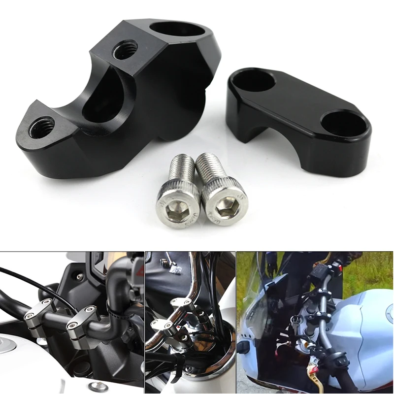 

For Suzuki GSX250R GSX 400 650F GSX1000S Katana SFV650 Gladius SV650 SV1000S Motorcycle Handle Bar Mount Risers Extend Raised Up