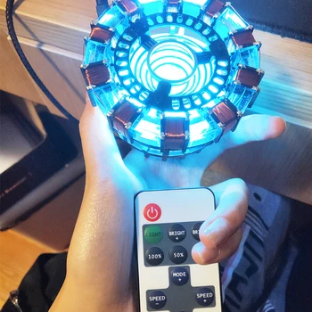 

Unassemble Remote Version Diy Cool 1:1 Scale Iron Man Arc Reactor A Generation Of Glowing Iron Man Heart Model Action Figure Toy