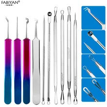 Прямой Изогнутый пинцет из нержавеющей стали, зажим, кусачки для ресниц, для удаления угрей, для удаления акне, стразы для дизайна ногтей, инструмент для удаления драгоценных камней