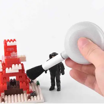 

2 In 1 Model Dust Cleaning Brushes With Air-blowing Portable DIY Air Blower Brush Camera Computers Keyboards Dust Cleaner Brush