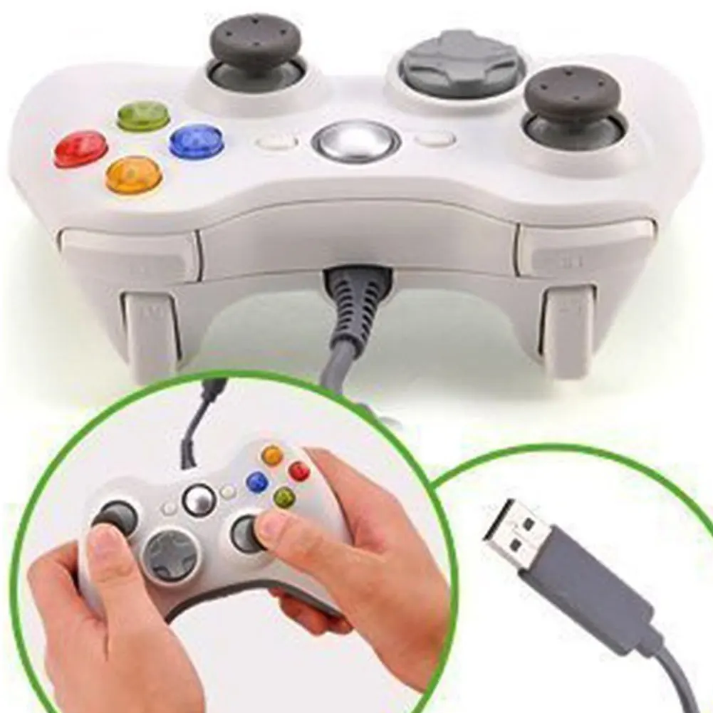 Проводной USB геймпад игровой джойстик контроллер для Xbox 360 ПК Windows 7 XP видеоигр