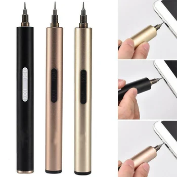 

Mini Cordless Electric Screwdriver Screw Power Driver USB Rechargeable Repair Phone Computer KQS8