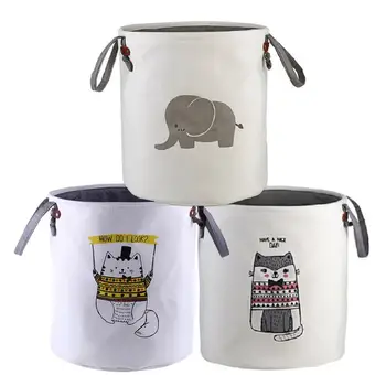 

Top Quality Fabric Laundry Basket Bag Large Folding Dirty Sundries Storage Tool storage dirty clothes hamper storage baskets