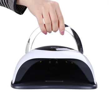 

SUN BQ5T Nail Lamp For Drying Gel Polish 90W UV LED Nail Dryer LCD Display High Powder Auto Sensing Lamp for All Gels