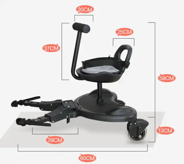 Baby Stroller Accessories Stroller Hanging Trailer Skateboard Seat Bebe Accesorio Stoller Acesories Bebe Accessoire Sale Strollers Accessories Aliexpress