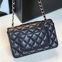 Новая модная женская сумка из овчины высокого качества, роскошная классическая женская сумка на цепочке