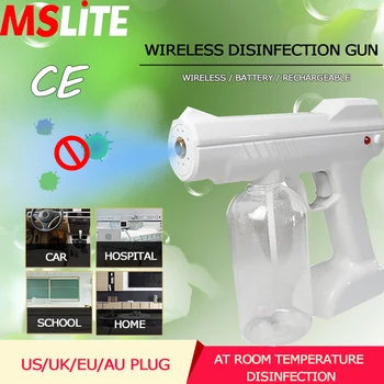 

wireless rechargeable disinfectant sprayer gun wireless battery air clean home nano mist gun