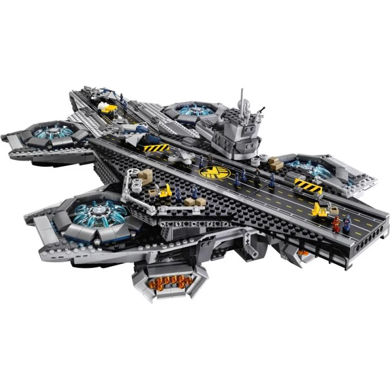 76042 Marvel Super Heroes SHIELD Carrier модель строительные блоки 2998 шт. Кирпичи подарок на день рождения мальчика Детские игрушки для детей