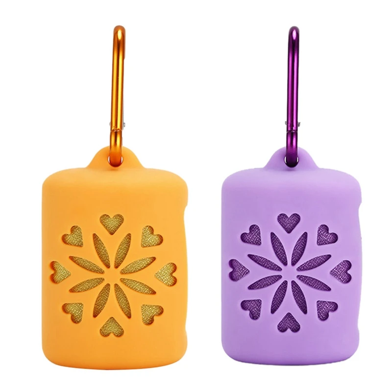 

2 Pcs Portable Travel Outdoors Sports Towel with Carry Case Mini Soft Microfiber Quick-Drying Super Absorbent Swimming Yoga Gym