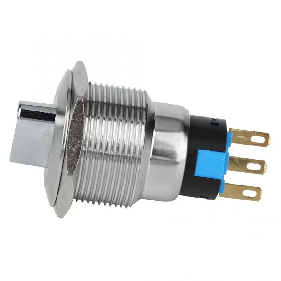19mm Stainless Steel Rotate Change Over Knob Switch Waterproof IP67 Selective Switch