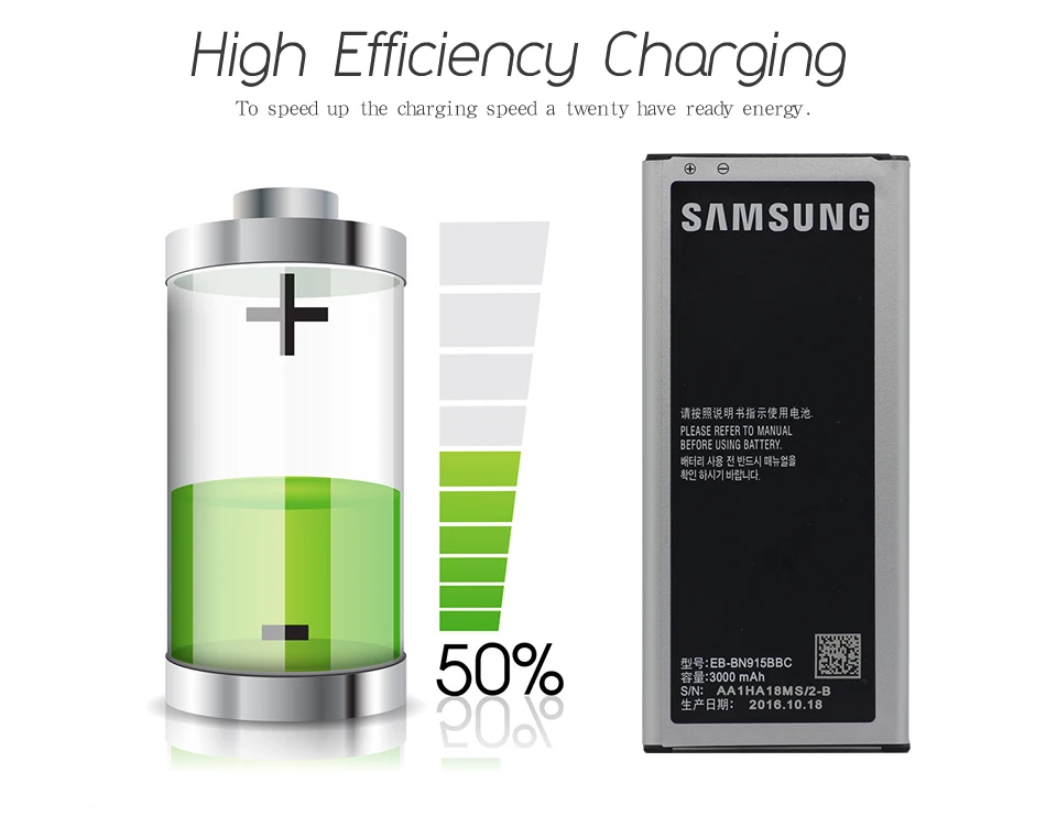 Samsung телефон батарея EB-BN915BBE для samsung Galaxy Note Edge N915 N915F N915A N915T N915K N915V N9150 3000 мАч+ NFC