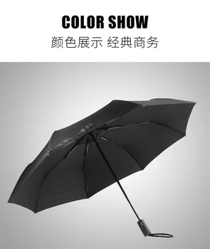 

Full Automatic Umbrella Business Folding Windproof Umbrella Wind Proof Sonnenschirm Lightweight Umbrella Umbrellas Cheap HH50YS