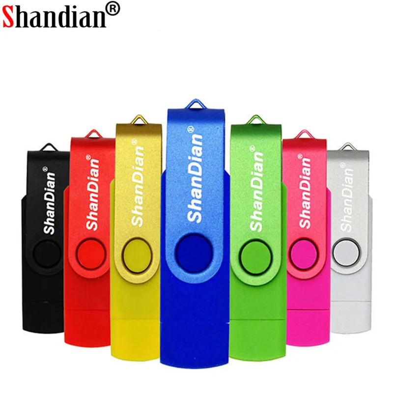 SHANDIAN OTG USB флеш накопитель для смартфона micro pendrive 4 ГБ 8 16 32 64 портативный|flash drive pen