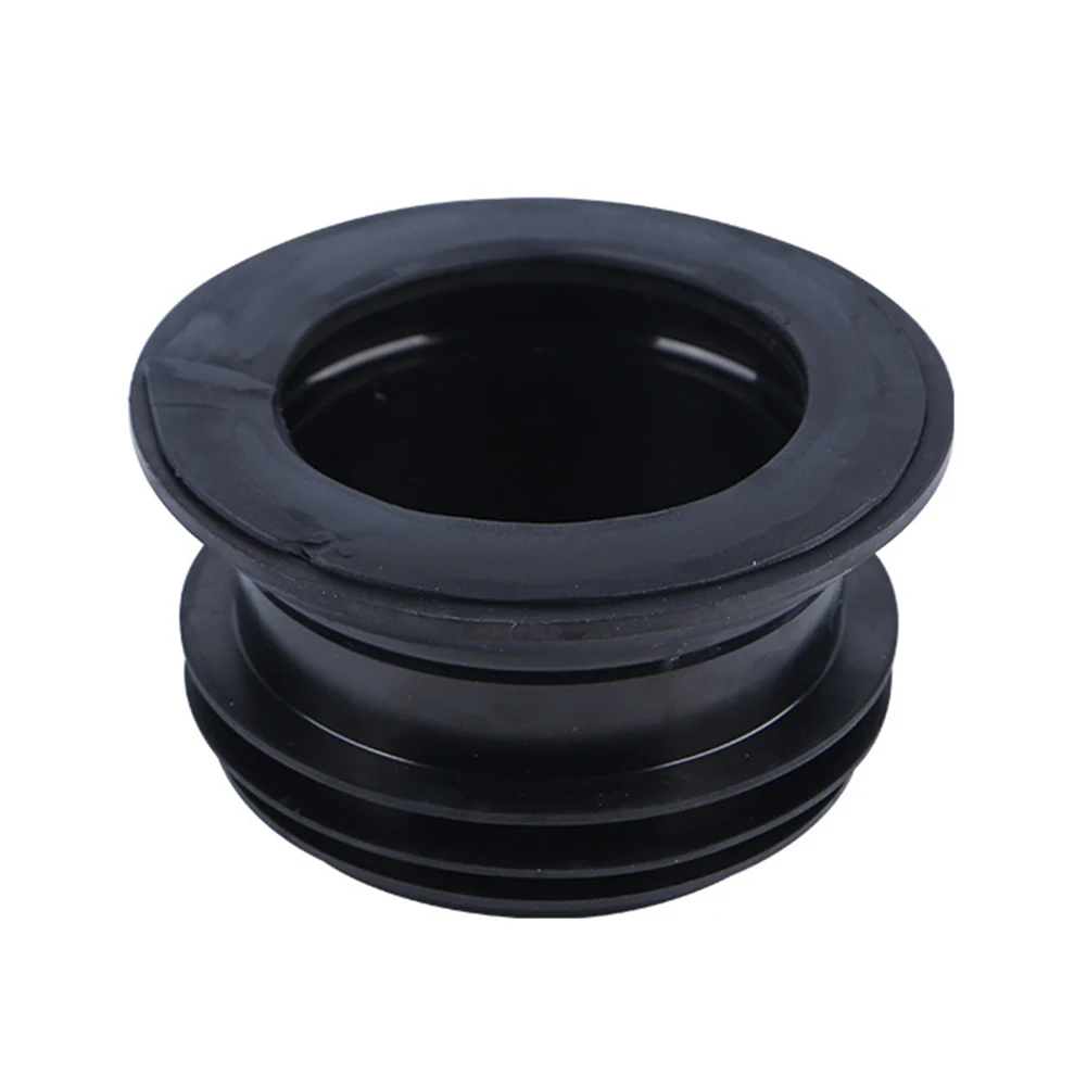 Replacement Toilet Flange Odor Resistant Durable Spill Sealing Ring Practical Deodorant Donut Accessory Drain Pipe Bowl Rubber