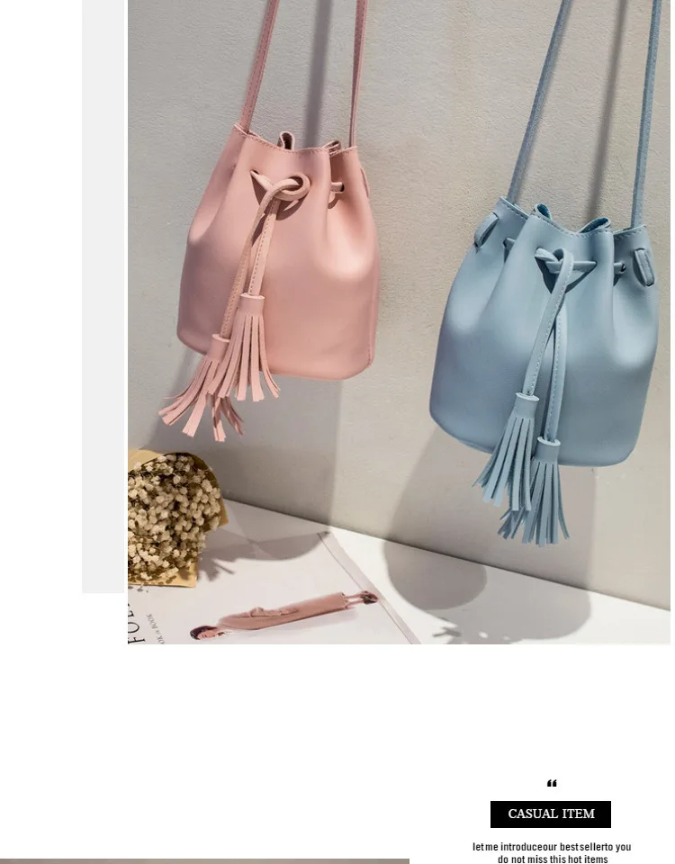 Винтажная сумка-мешок с кисточкой через плечо, роскошная женская сумка, женские сумки на плечо, сумки-мессенджеры через плечо