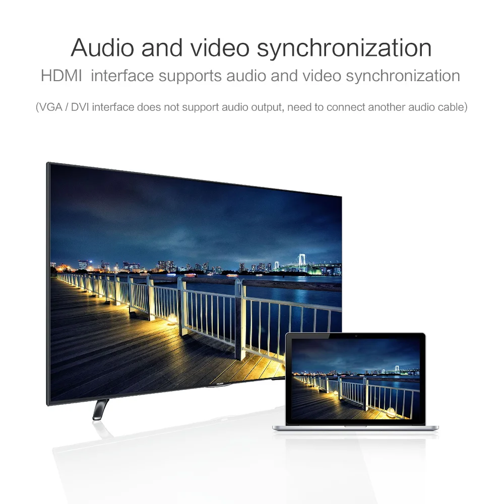 Порт Thunderbolt 3 в 1 Mini DP к HDMI DVI VGA адаптер порт дисплея кабель для Apple MacBook Pro монитор