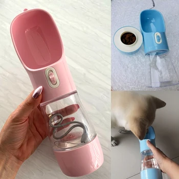 Portable Dog water bottle Bowl Waterer for pet Dog gourd drinker Feeder Travel Puppy Drinking Outdoor Dispenser Accessories 1