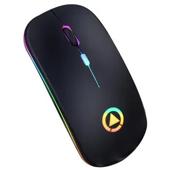 

Wireless Mouse Bluetooth RGB Rechargeable Mouse Wireless Computer Silent Mause LED Backlit Ergonomic Gaming Mouse For Laptop PC