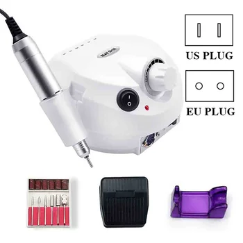 

Upgraded Version Nail Drill 25,000 Rpm Pro Manicure Machine Pedicure Kit Electric File Nail Art Tool nail drill bits set machine